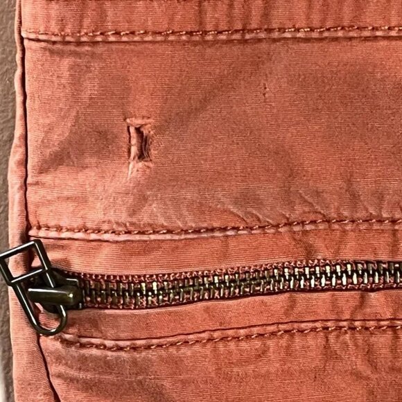 Soft Surroundings Cargo Pant S Everything Under The Sun Embroidered Roll Tab - Picture 8 of 11